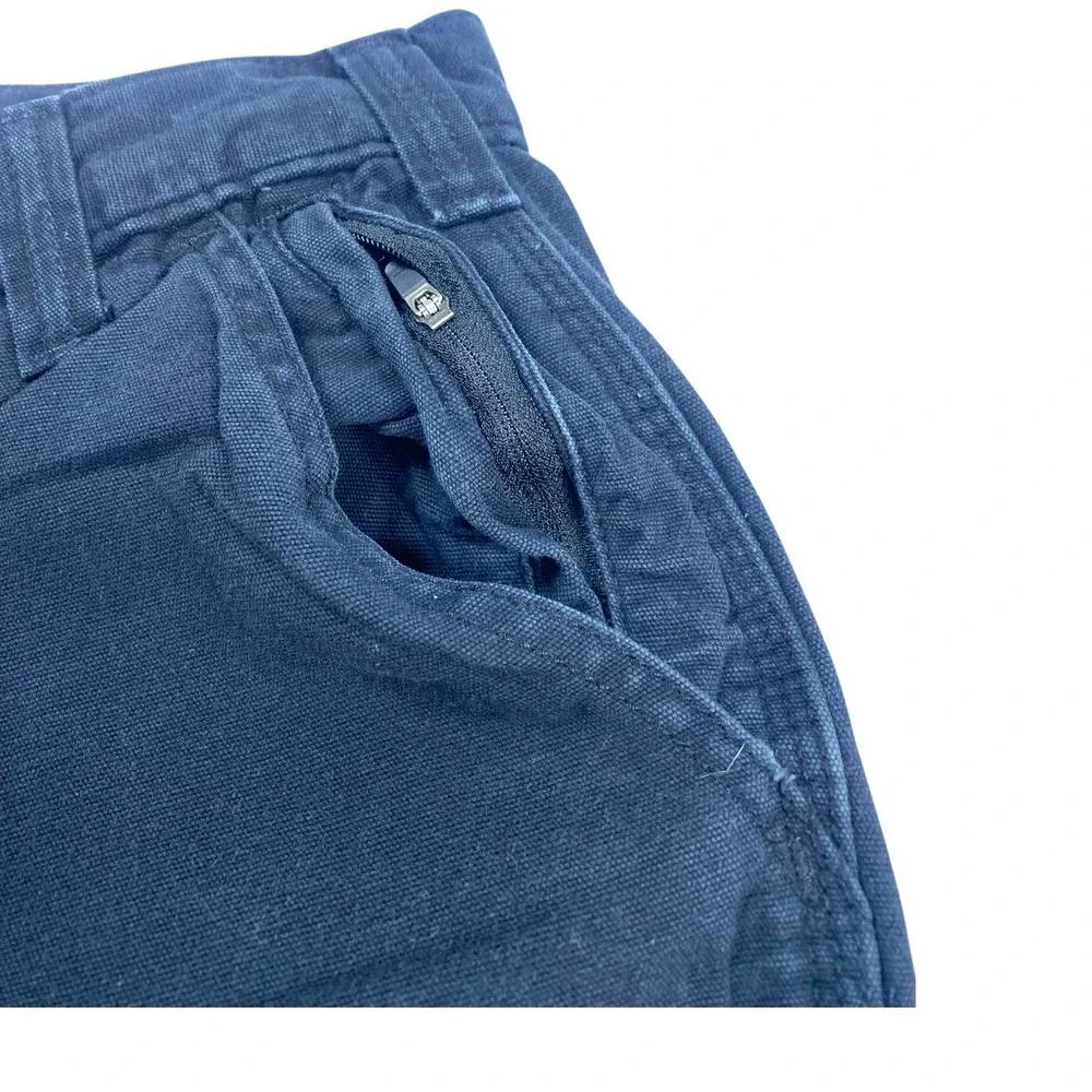 Carhartt Jeans Relaxed Fit Men's 33x34 Black RN# 14806 Carpenter Work Straight - Picture 7 of 12